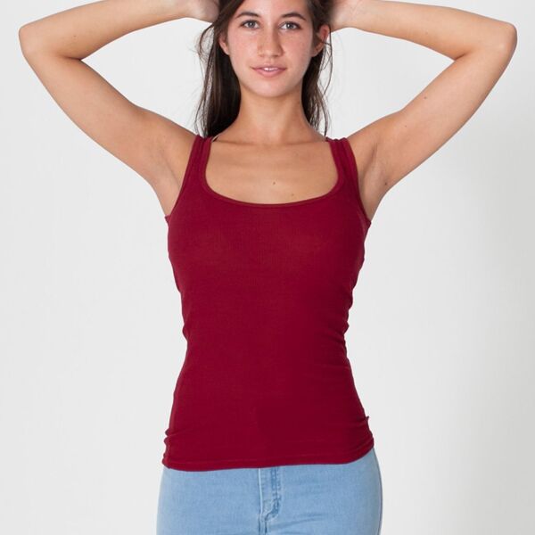 3368 2x1 Rib U-Neck Tank Thumbnail